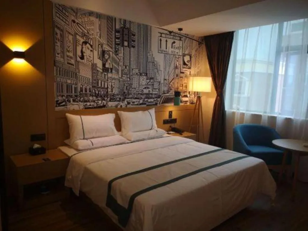 Bed in City Comfort Inn Mianyang Southwest University Of Science And Technology