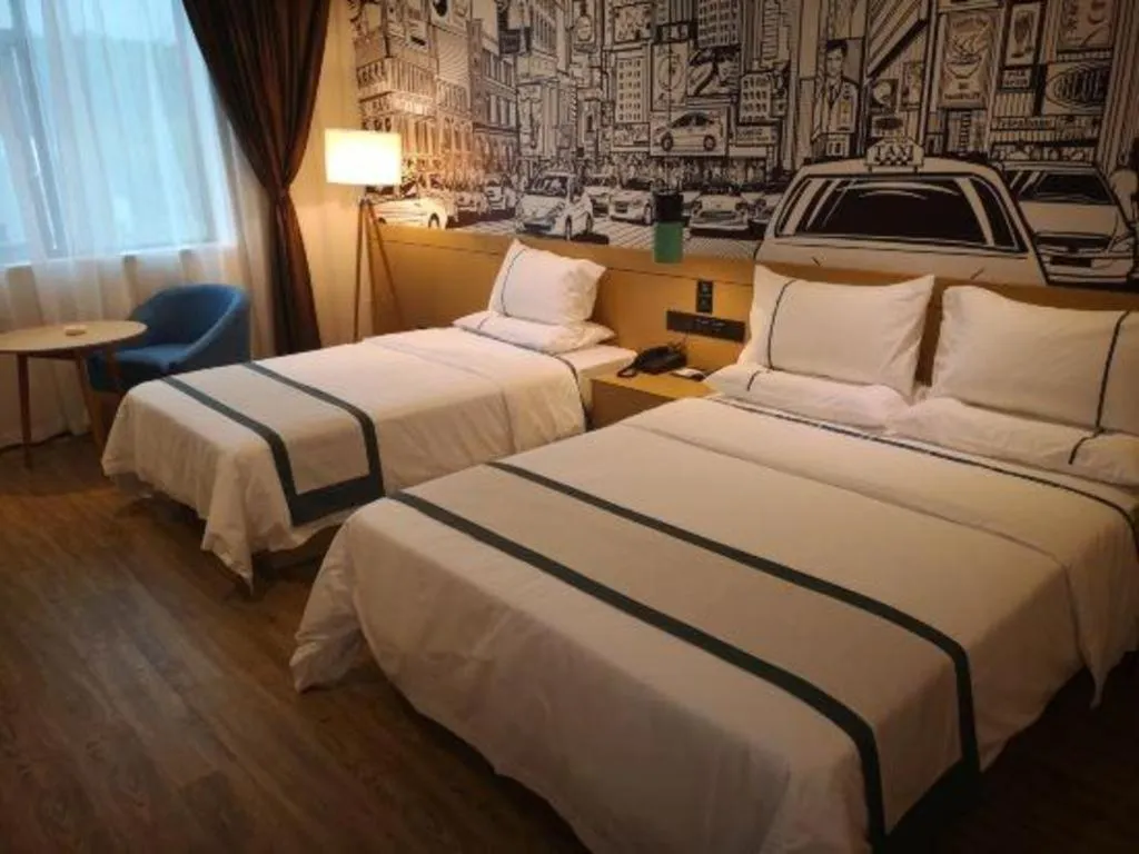 Bed in City Comfort Inn Mianyang Southwest University Of Science And Technology