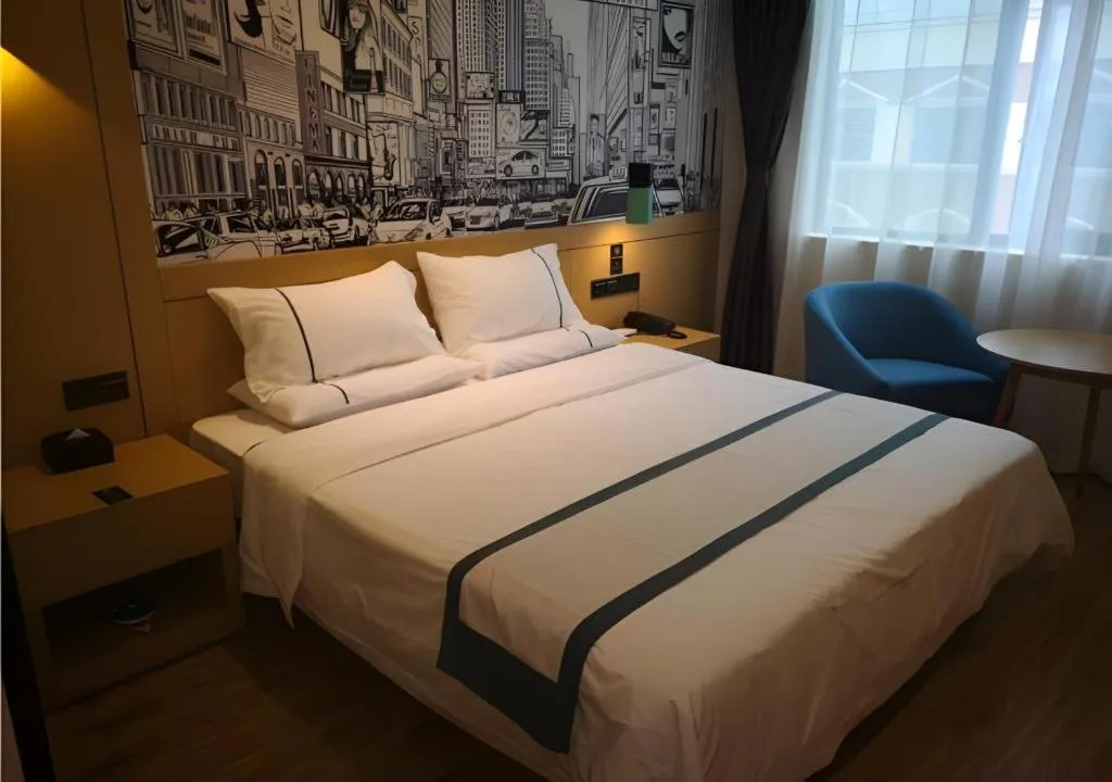 Bed in City Comfort Inn Mianyang Southwest University Of Science And Technology