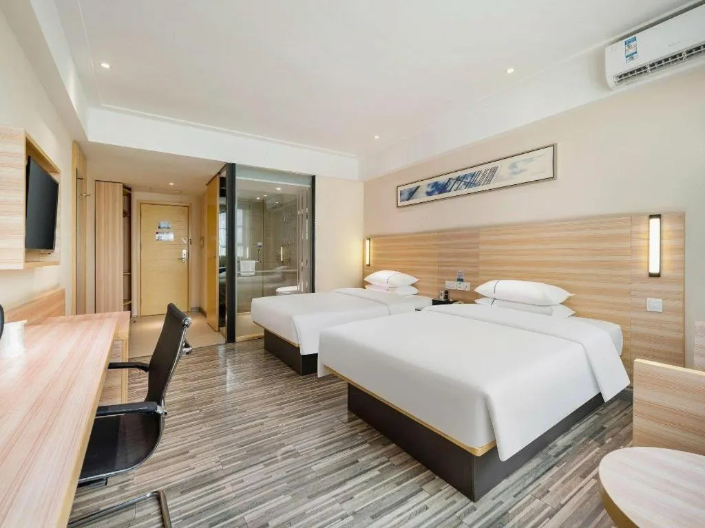 Bed in City Comfort Inn Baise Xilin Time Square