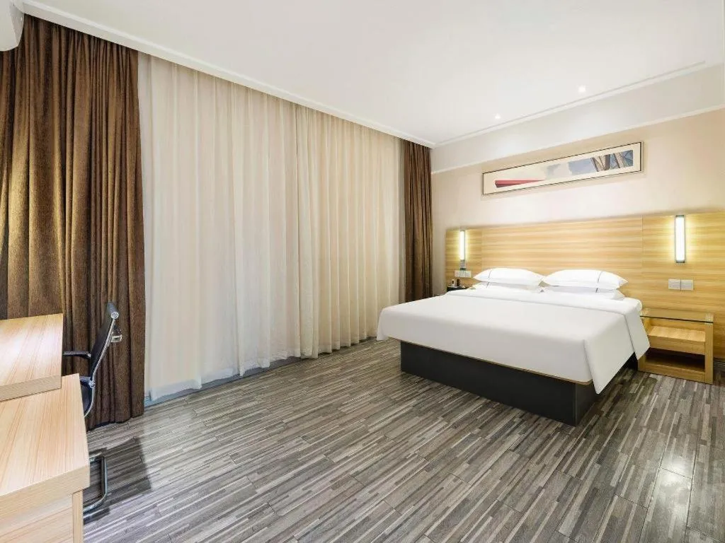 Bed in City Comfort Inn Baise Xilin Time Square