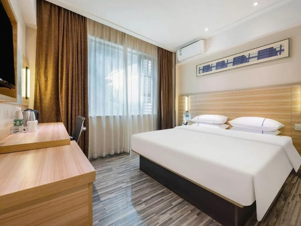 Bed in City Comfort Inn Baise Xilin Time Square