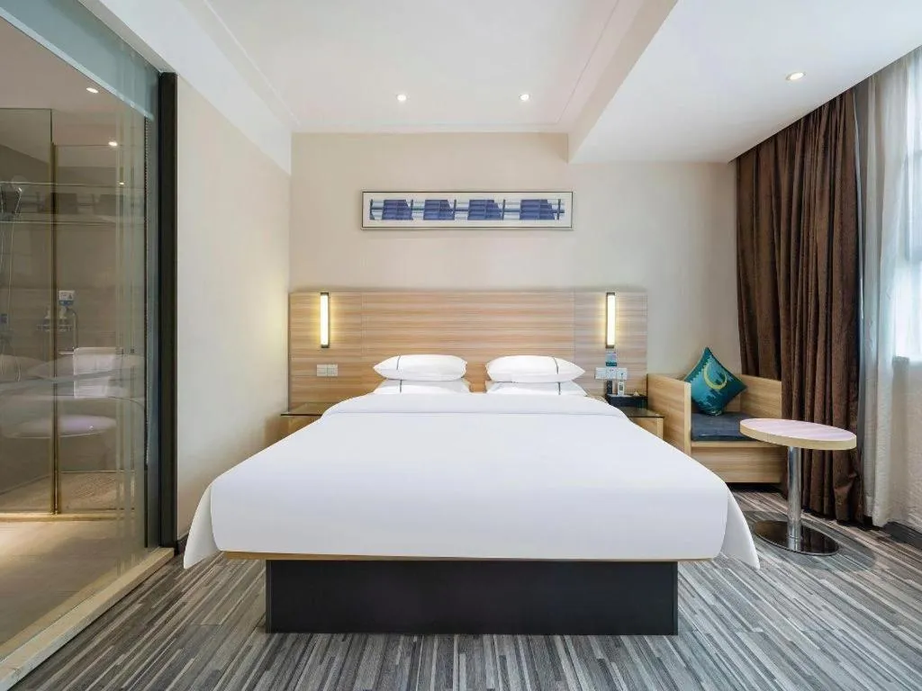 Bed in City Comfort Inn Baise Xilin Time Square