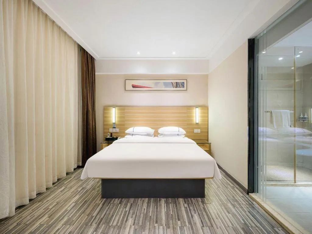 Bed in City Comfort Inn Baise Xilin Time Square