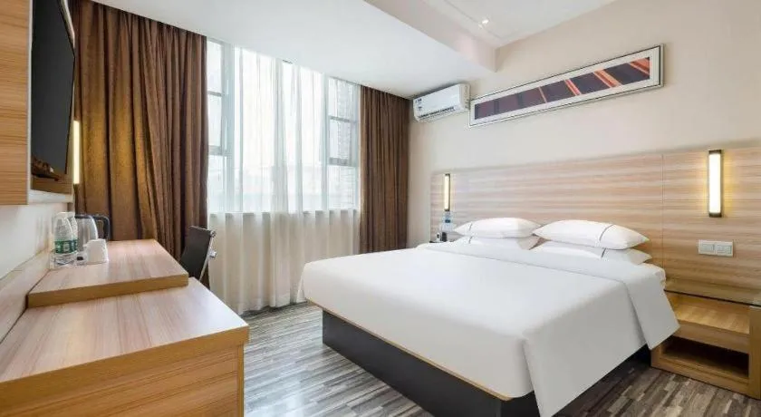 Bed in City Comfort Inn Baise Xilin Time Square
