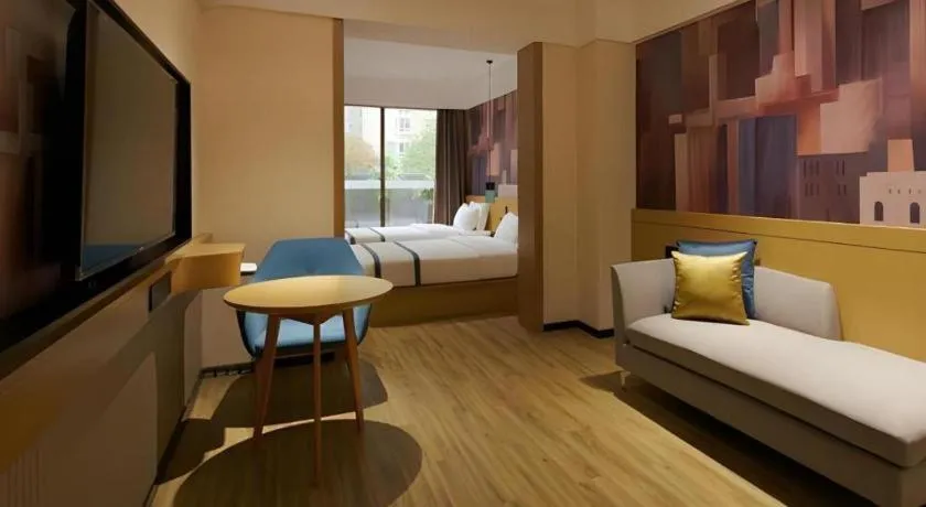 Bed in City Comfort Inn Liuzhou Wuling Liutai Road