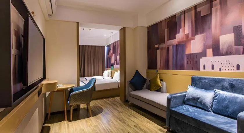 Bed in City Comfort Inn Liuzhou Wuling Liutai Road