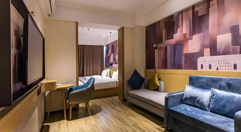 Bed in City Comfort Inn Liuzhou Wuling Liutai Road