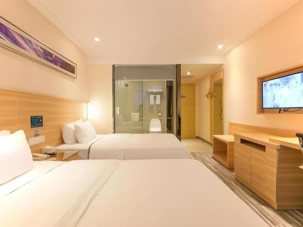 Bed in City Comfort Inn Changsha Yuelu Mountain Hunan University Central South University