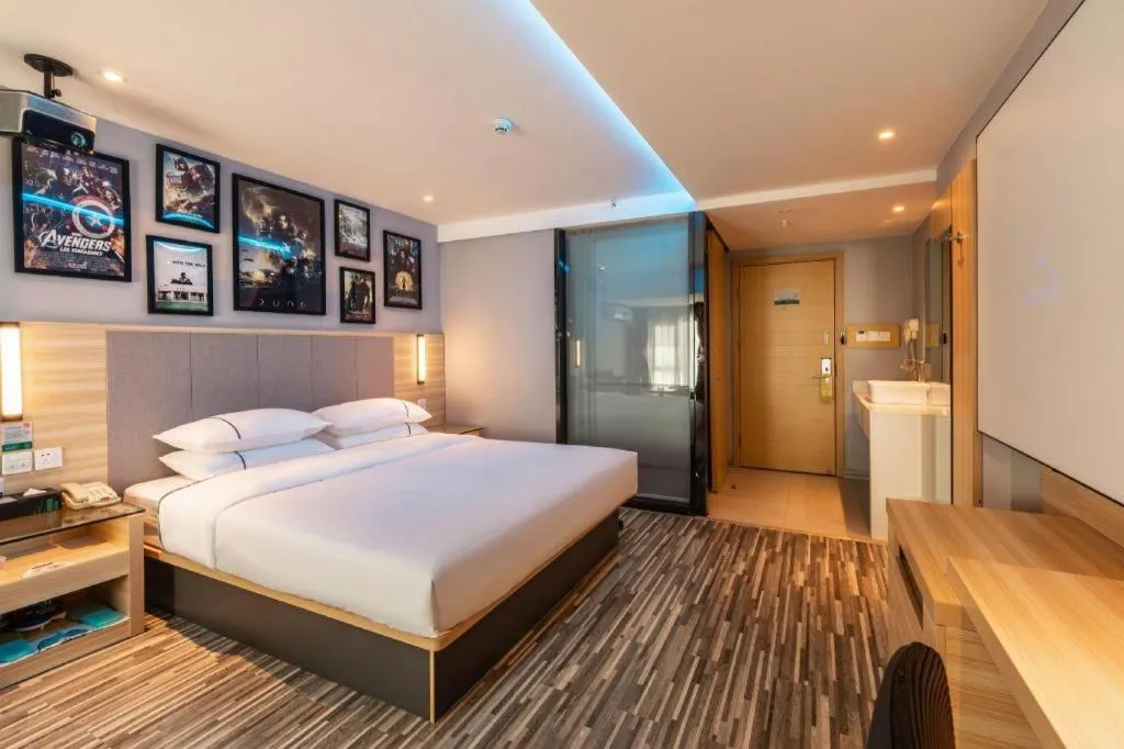 Bed in City Comfort Inn Hechi Yizhou Bus Terminal