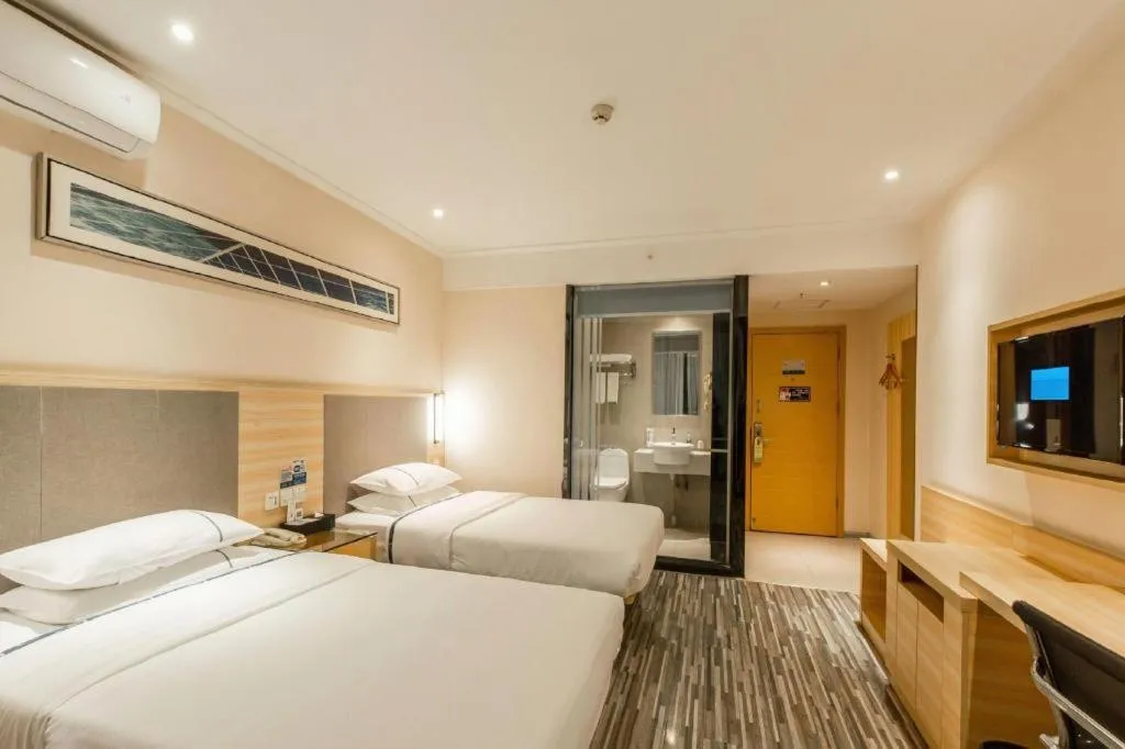 Bed in City Comfort Inn Hechi Yizhou Bus Terminal