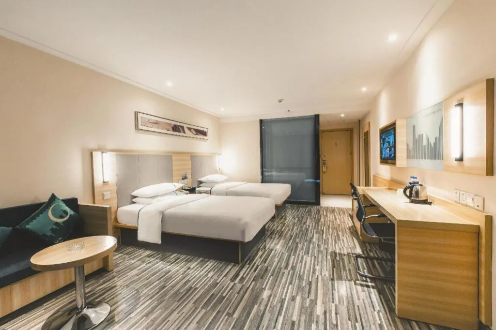 Bed in City Comfort Inn Hechi Yizhou Bus Terminal