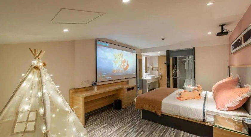 Bed in City Comfort Inn Hechi Yizhou Bus Terminal