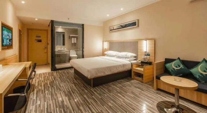 Bed in City Comfort Inn Hechi Yizhou Bus Terminal