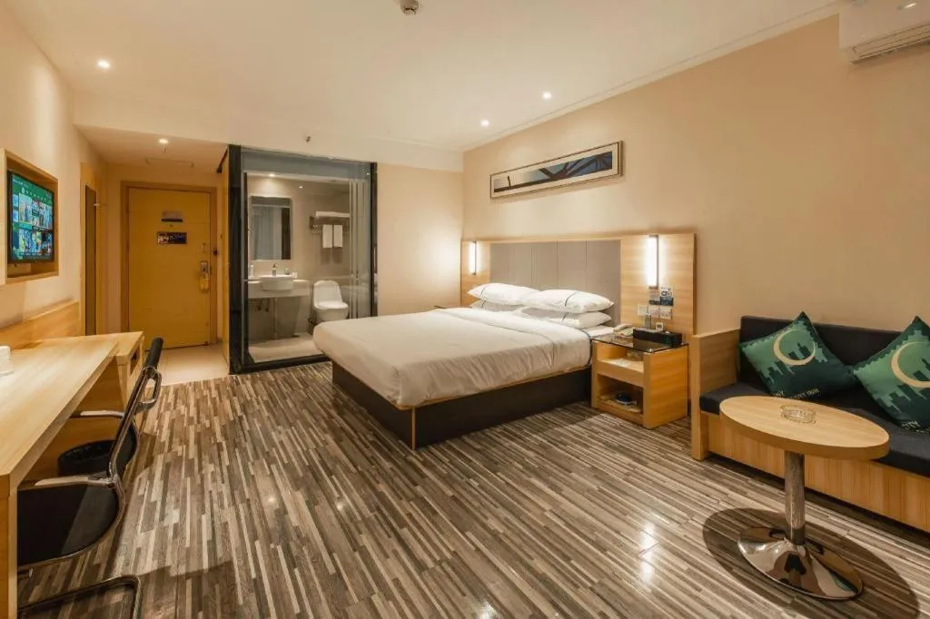 Bed in City Comfort Inn Hechi Yizhou Bus Terminal