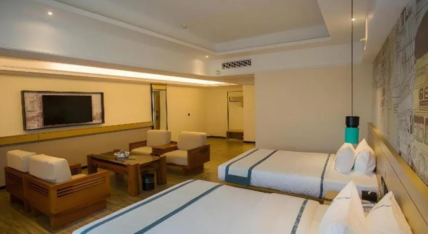 Bed in City Comfort Inn Huizhou Longmen