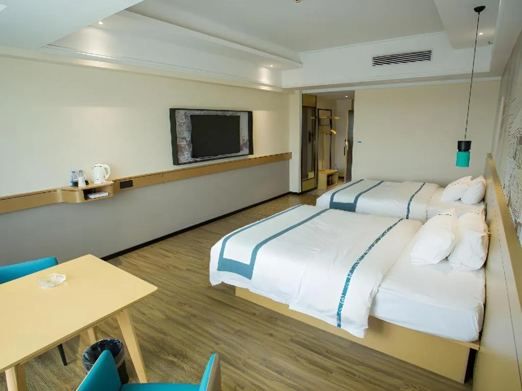 Bed in City Comfort Inn Huizhou Longmen