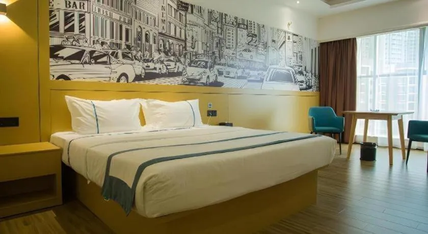 Bed in City Comfort Inn Huizhou Longmen