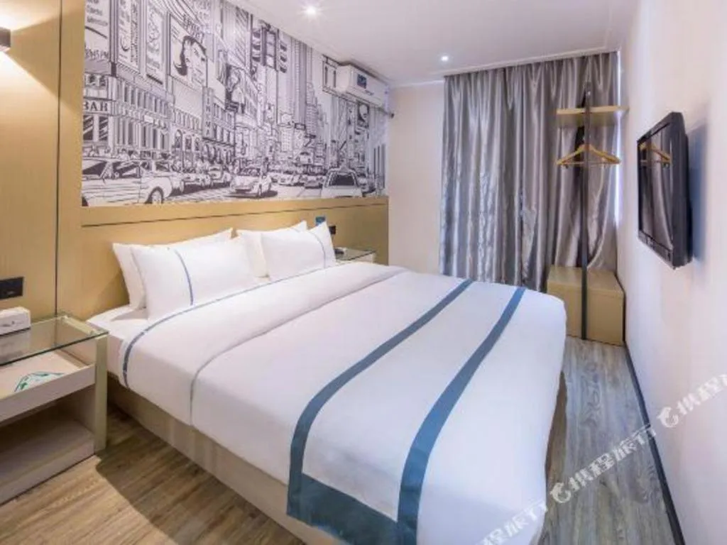 Bed in City Comfort Inn Nanning Dancun Road