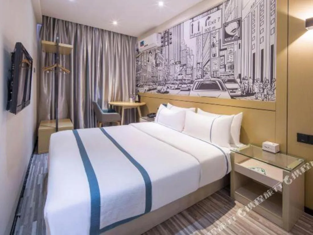 Bed in City Comfort Inn Nanning Dancun Road