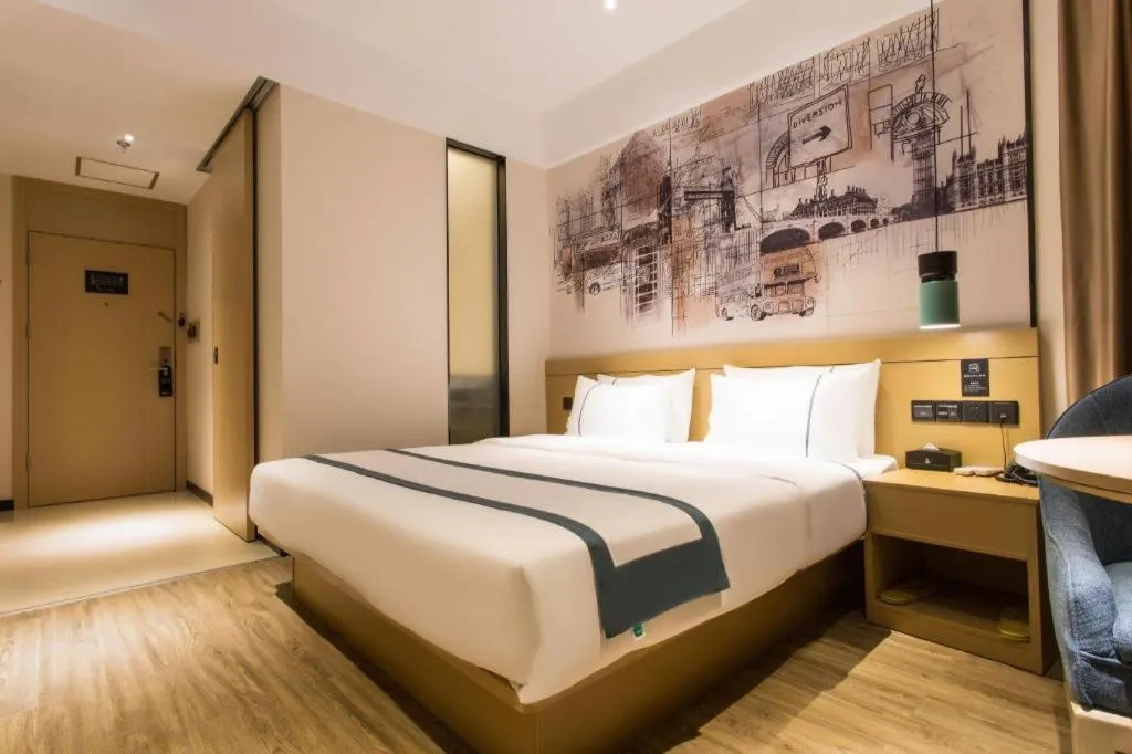 Bed in City Comfort Inn Nanning Taoyuan Road