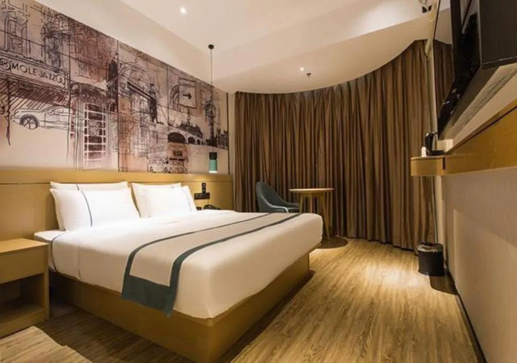 Bed in City Comfort Inn Nanning Taoyuan Road