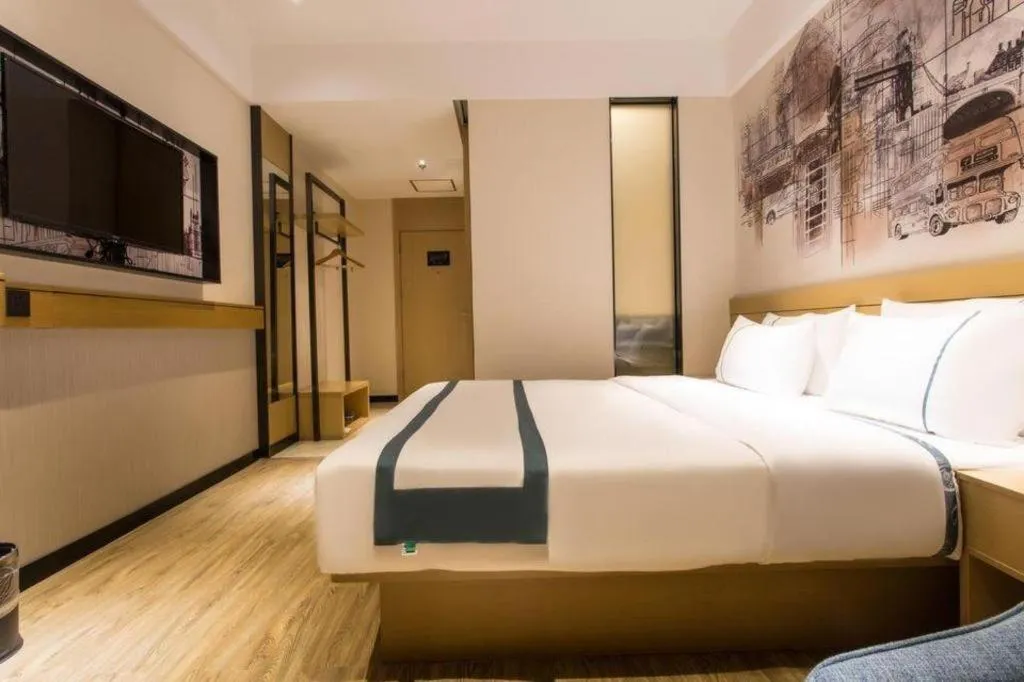 Bed in City Comfort Inn Nanning Taoyuan Road