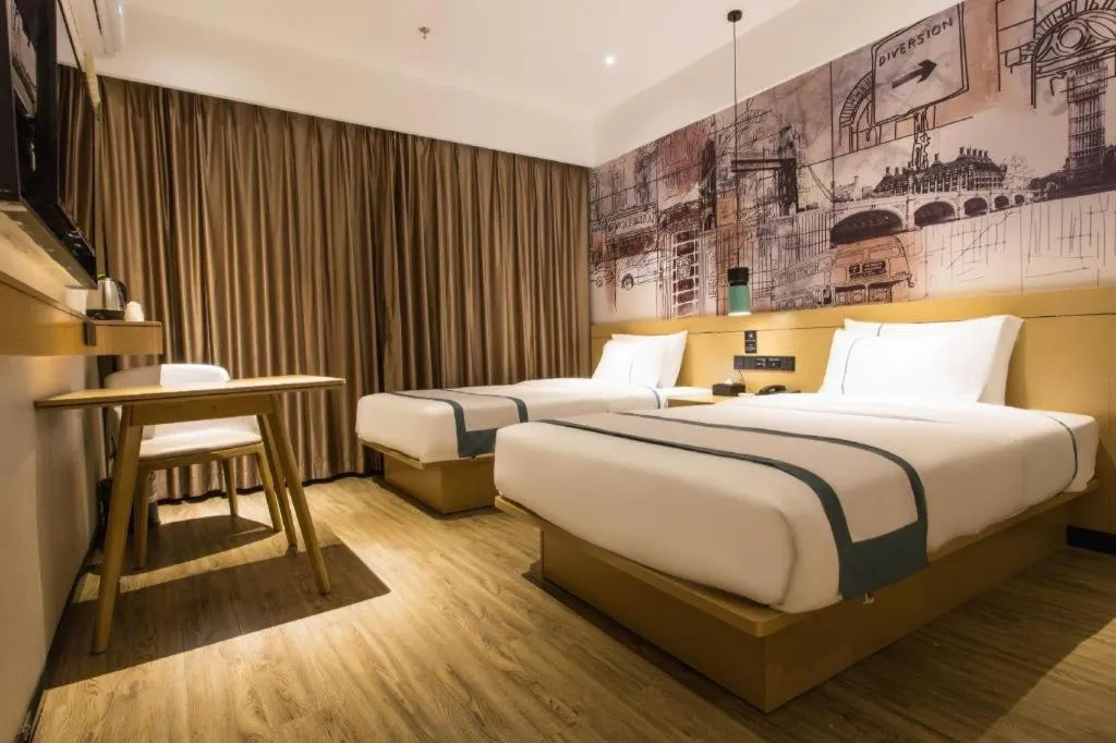 Bed in City Comfort Inn Nanning Taoyuan Road