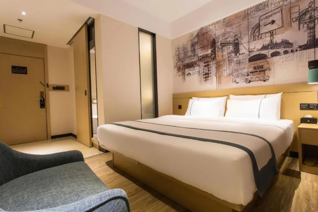 Bed in City Comfort Inn Nanning Taoyuan Road