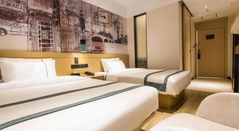 Bed in City Comfort Inn Nanning Taoyuan Road