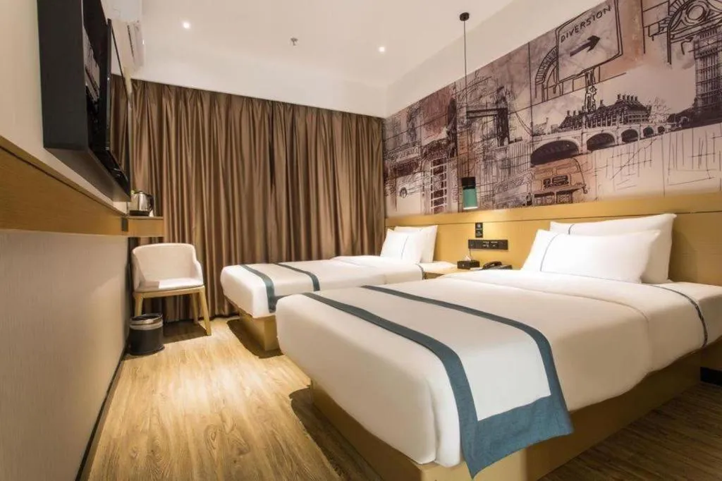 Bed in City Comfort Inn Nanning Taoyuan Road