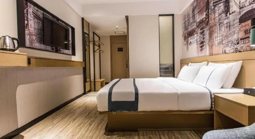 Bed in City Comfort Inn Nanning Taoyuan Road