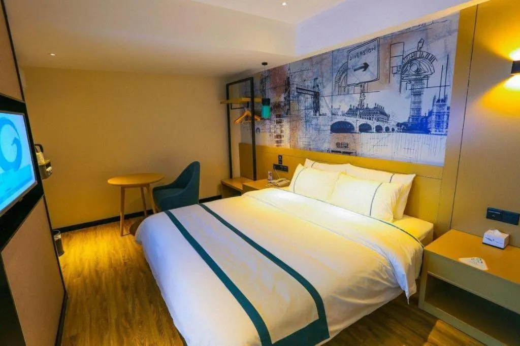 Bed in City Comfort Inn Nanning Taoyuan Road