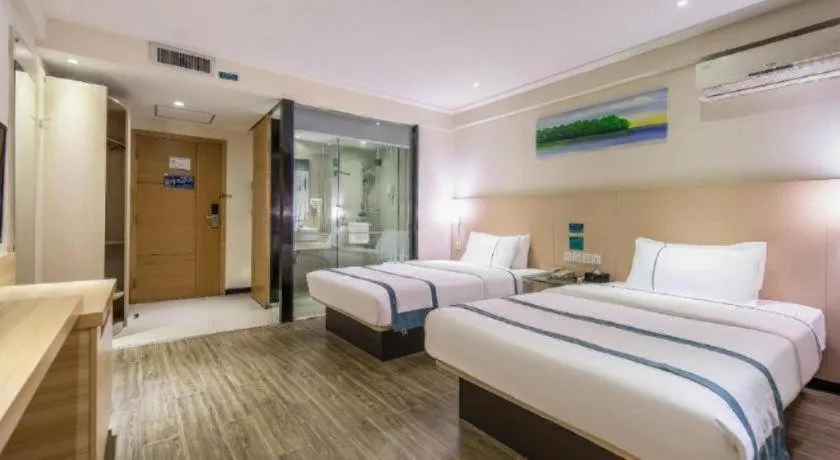 Bed in City Comfort Inn Changsha Wuyi Avenue Yingbin Road