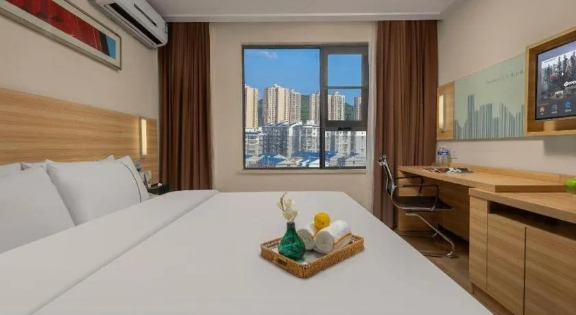 Bed in City Comfort Inn Changsha Wuyi Avenue Yingbin Road
