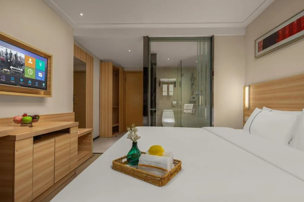 Bed in City Comfort Inn Changsha Wuyi Avenue Yingbin Road