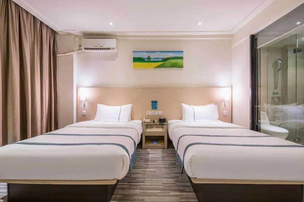 Bed in City Comfort Inn Changsha Wuyi Avenue Yingbin Road