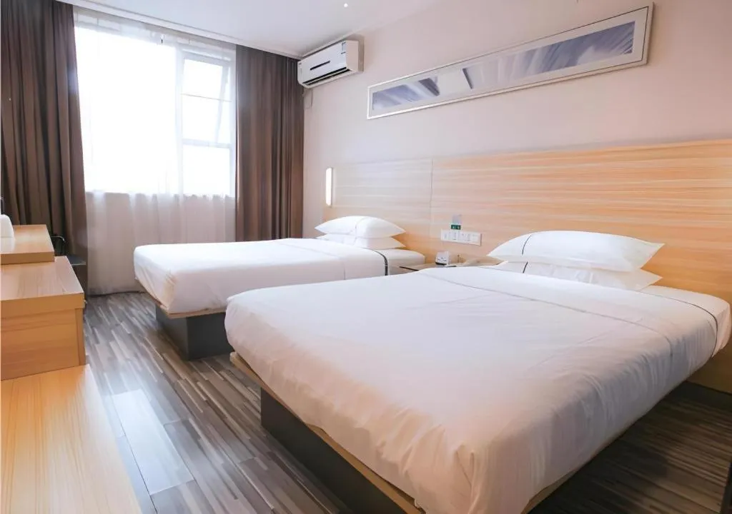 Bed in City Comfort Inn Changsha Wuyi Avenue Yingbin Road