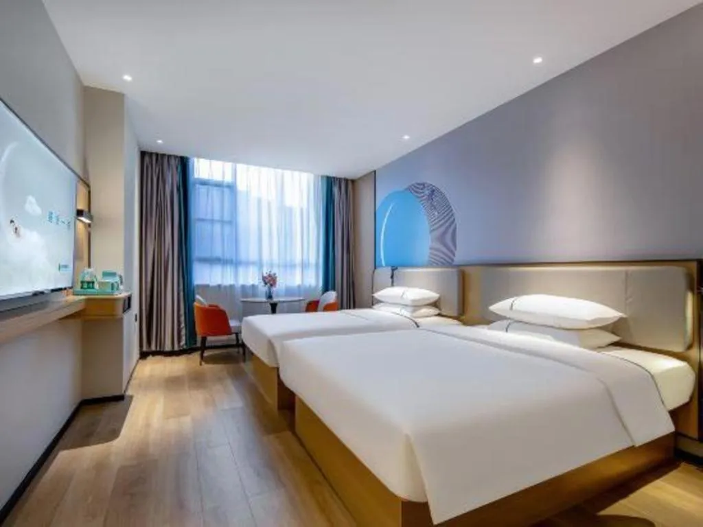 Bed in City Comfort Inn Guilin Jiatianxia Square International Conferences & Exhibition Center