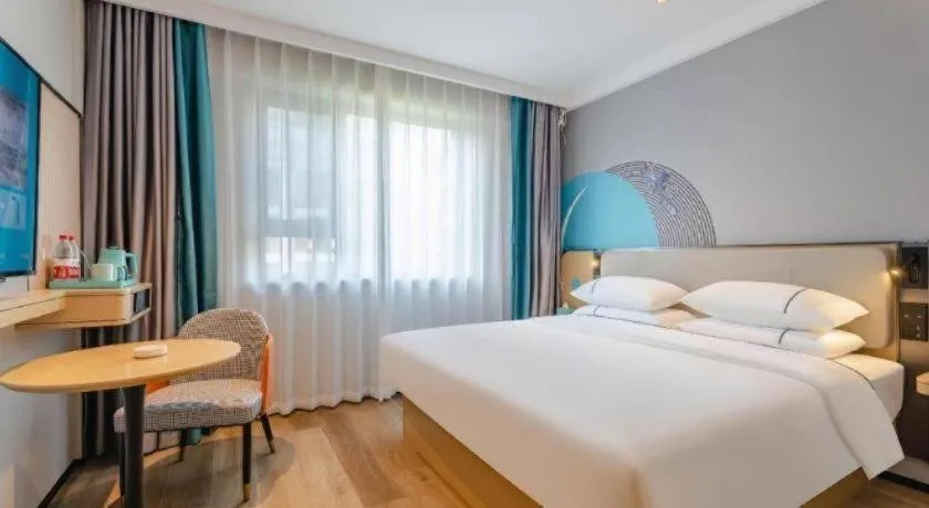 Bed in City Comfort Inn Guilin Jiatianxia Square International Conferences & Exhibition Center