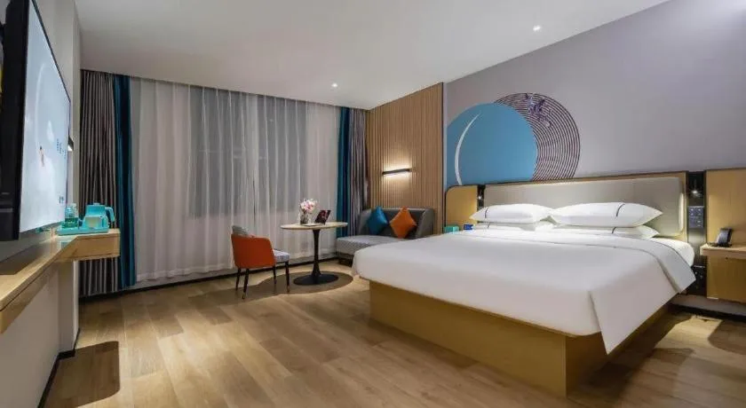 Bed in City Comfort Inn Guilin Jiatianxia Square International Conferences & Exhibition Center