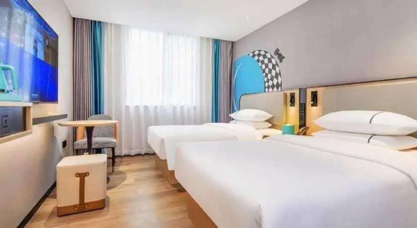 Bed in City Comfort Inn Guilin Jiatianxia Square International Conferences & Exhibition Center