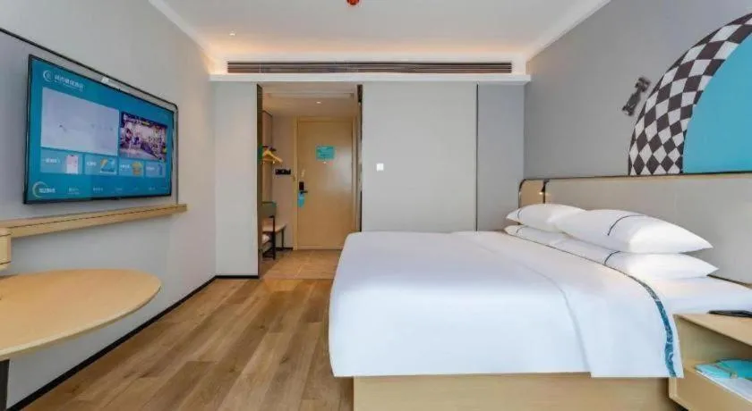 Bed in City Comfort Inn Guilin Jiatianxia Square International Conferences & Exhibition Center