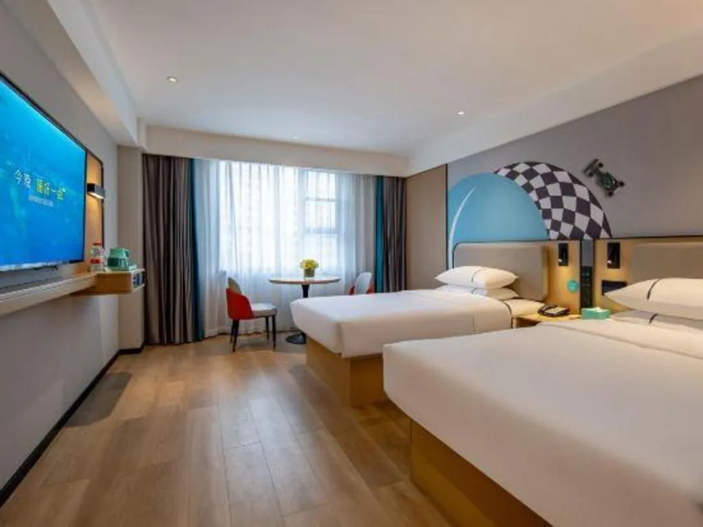 Bed in City Comfort Inn Guilin Jiatianxia Square International Conferences & Exhibition Center