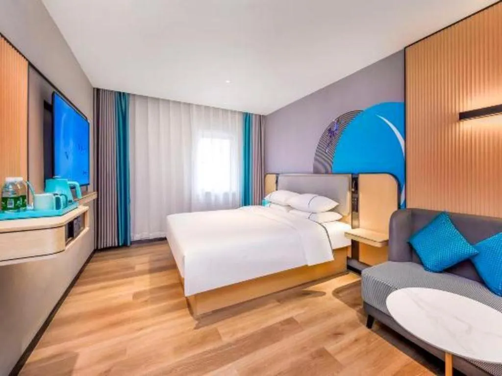 Bed in City Comfort Inn Guilin Jiatianxia Square International Conferences & Exhibition Center