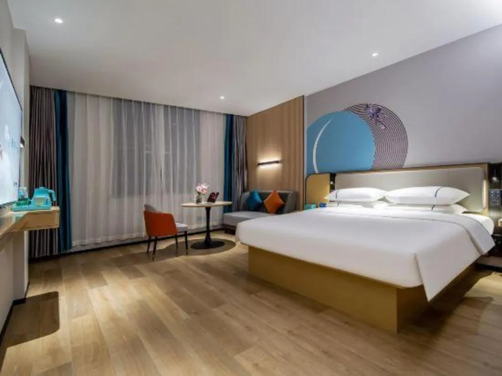 Bed in City Comfort Inn Guilin Jiatianxia Square International Conferences & Exhibition Center