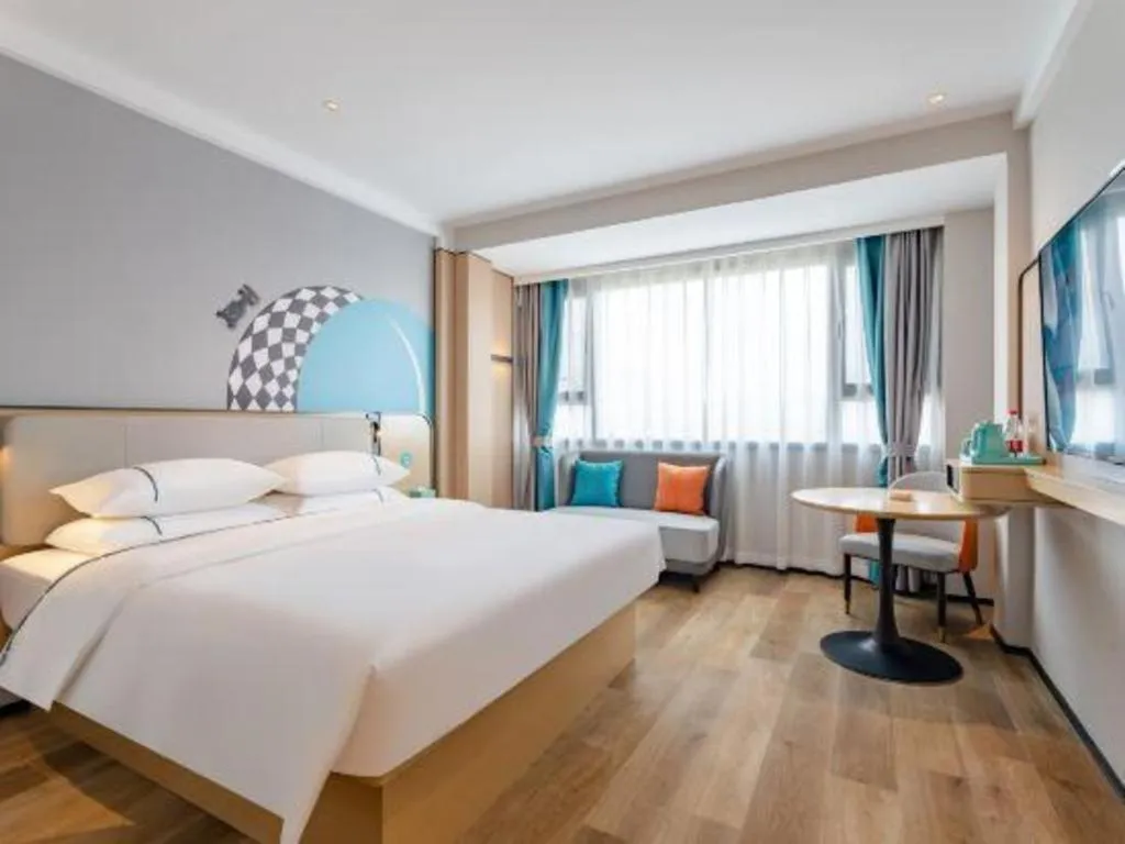 Bed in City Comfort Inn Guilin Jiatianxia Square International Conferences & Exhibition Center