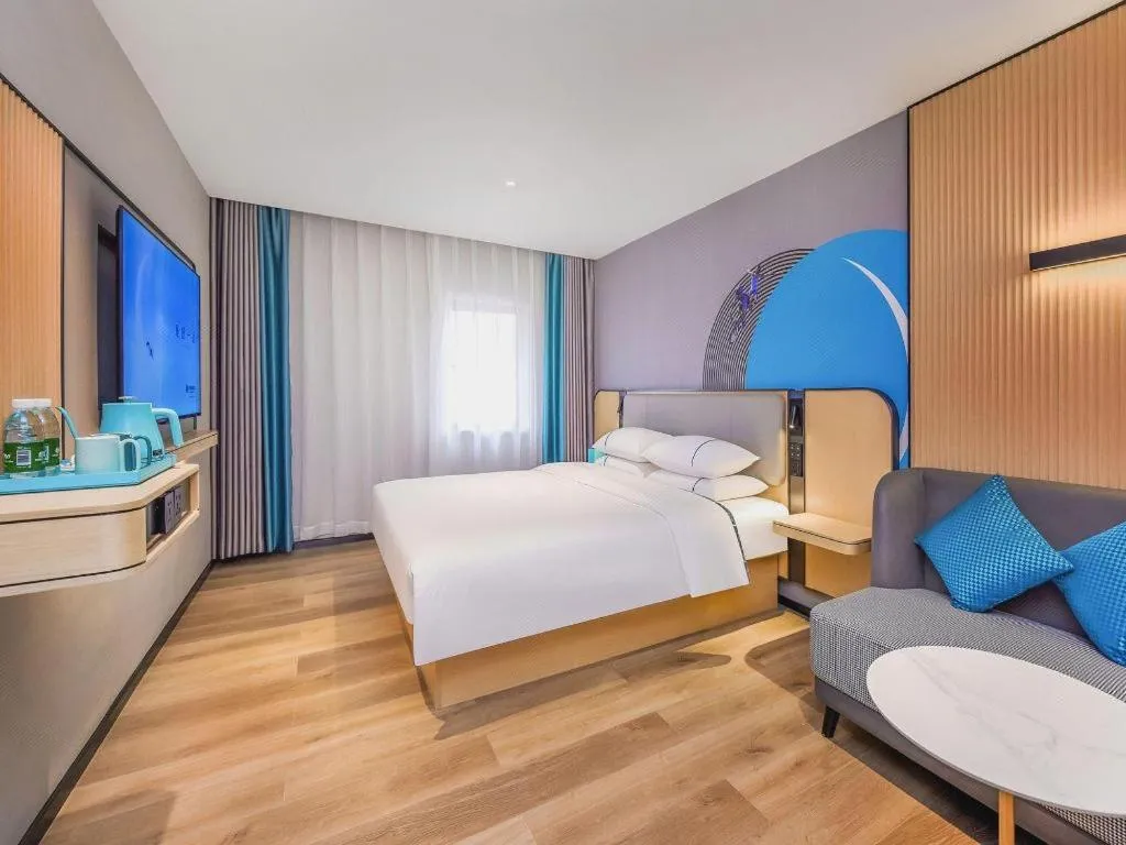 Bed in City Comfort Inn Guilin Jiatianxia Square International Conferences & Exhibition Center