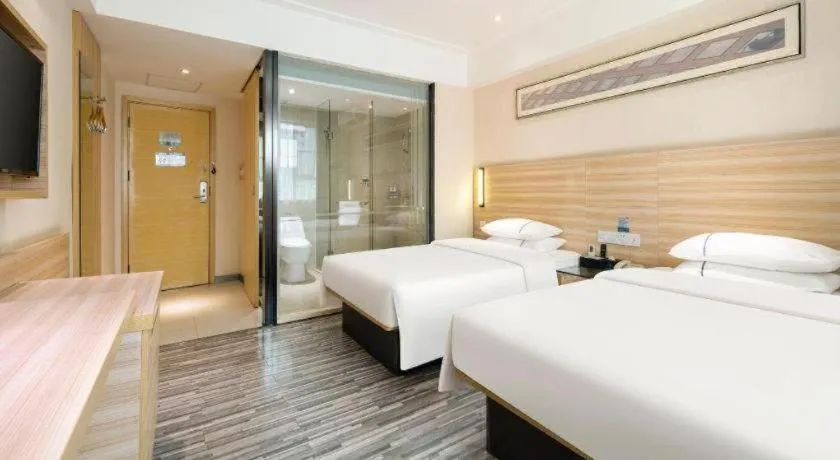 Bed in City Comfort Inn Chongzuo Youyi Avenue