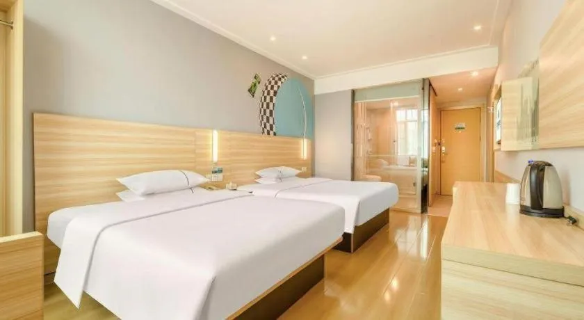 Bed in City Comfort Inn Chongzuo Youyi Avenue